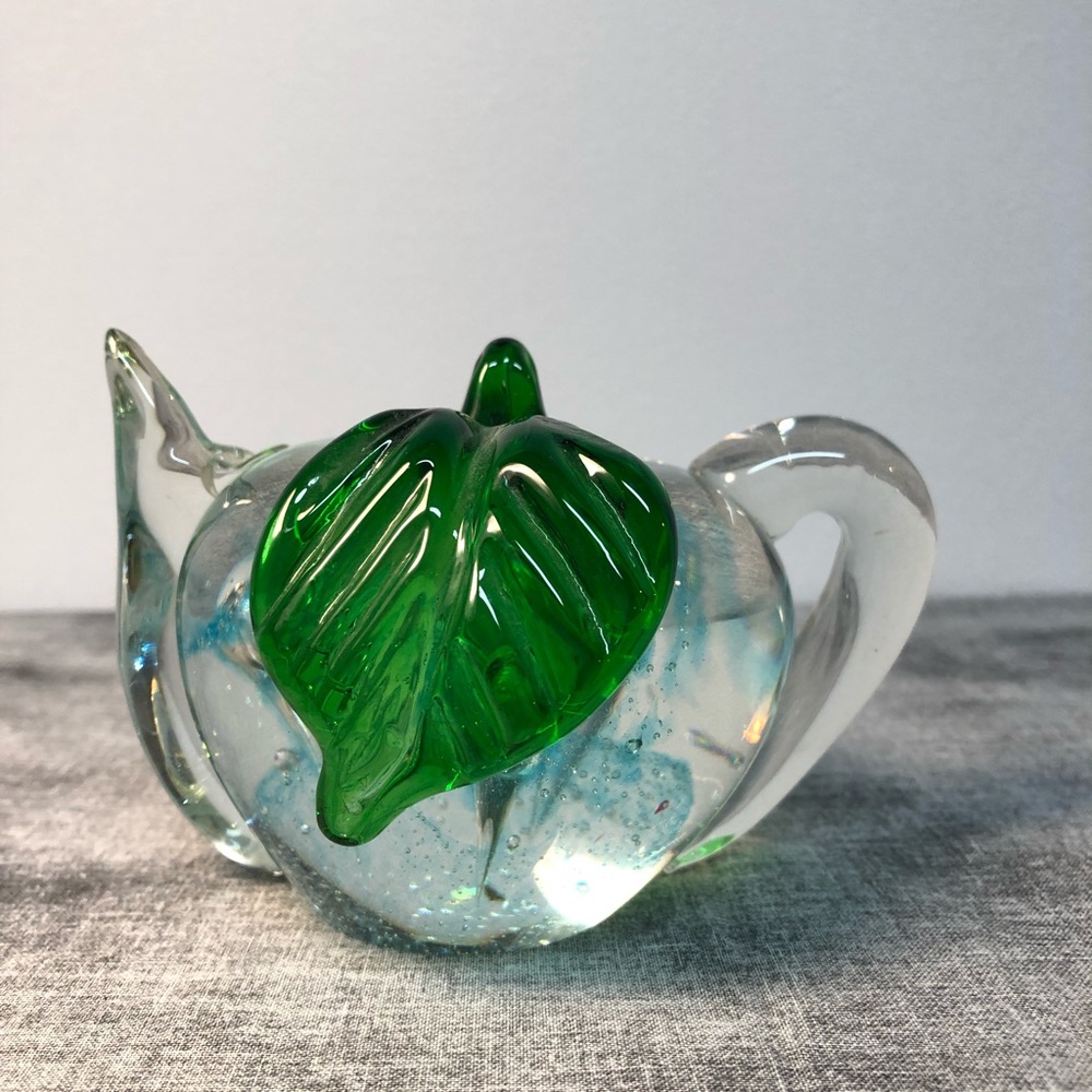 Vintage Apple Teapot Paperweight